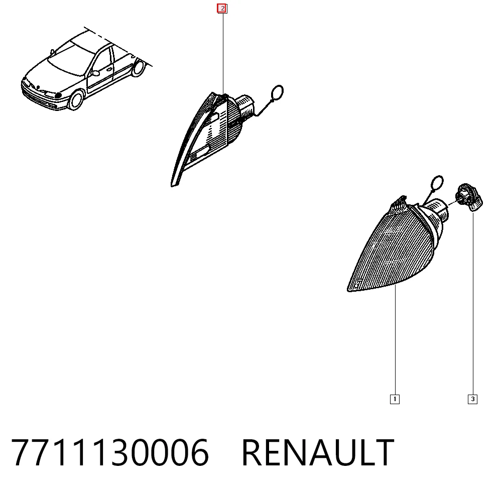 Comprar 85523 VALEO Piloto intermitente derecho