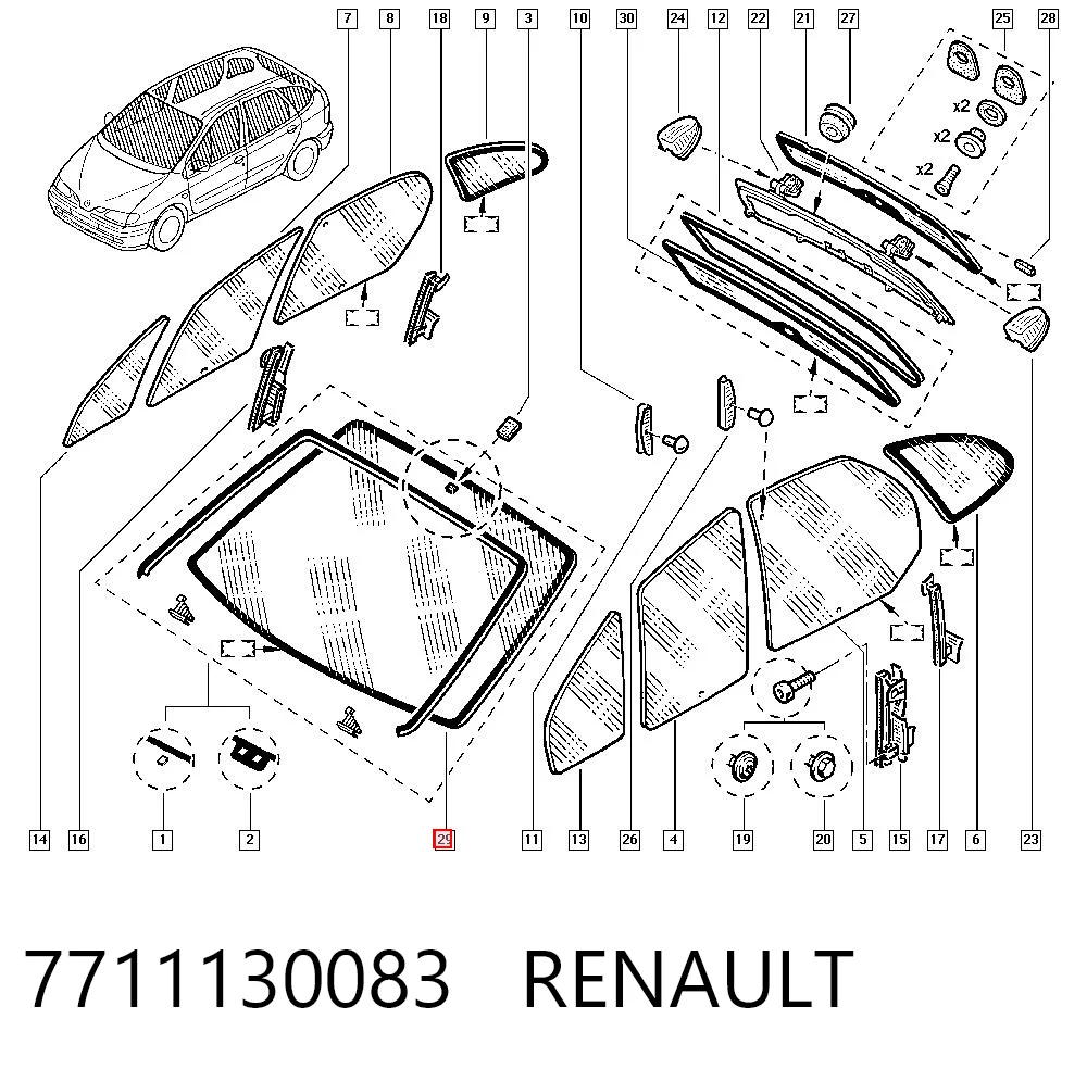 7711130083 Renault (RVI)