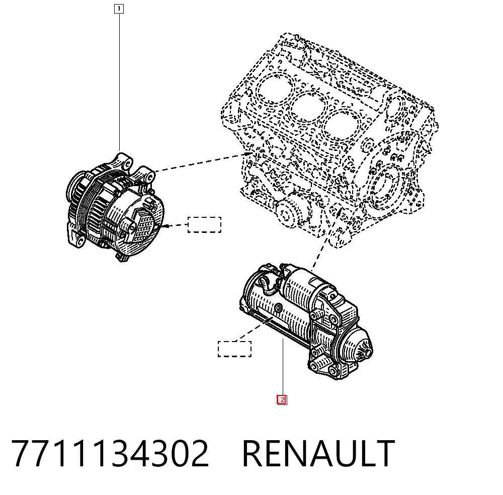 7711134302 Renault (RVI)