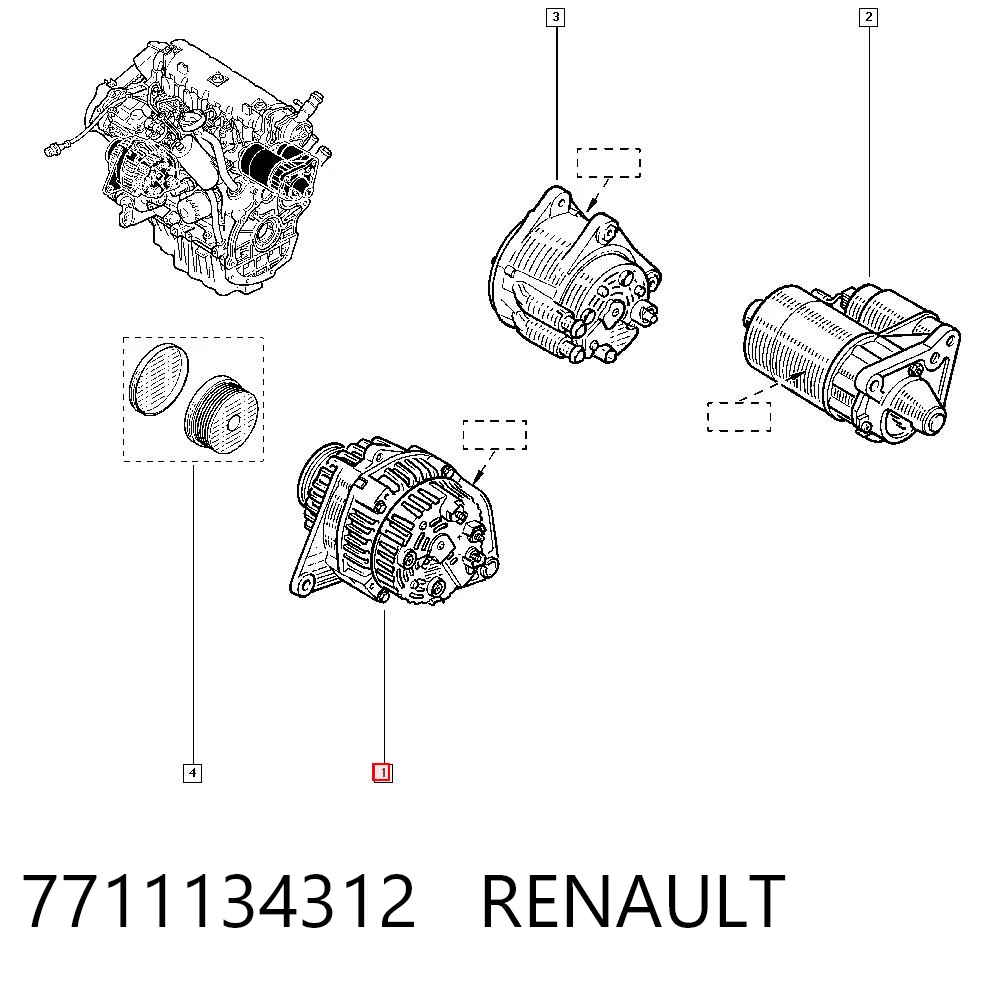 7711134312 Renault (RVI)