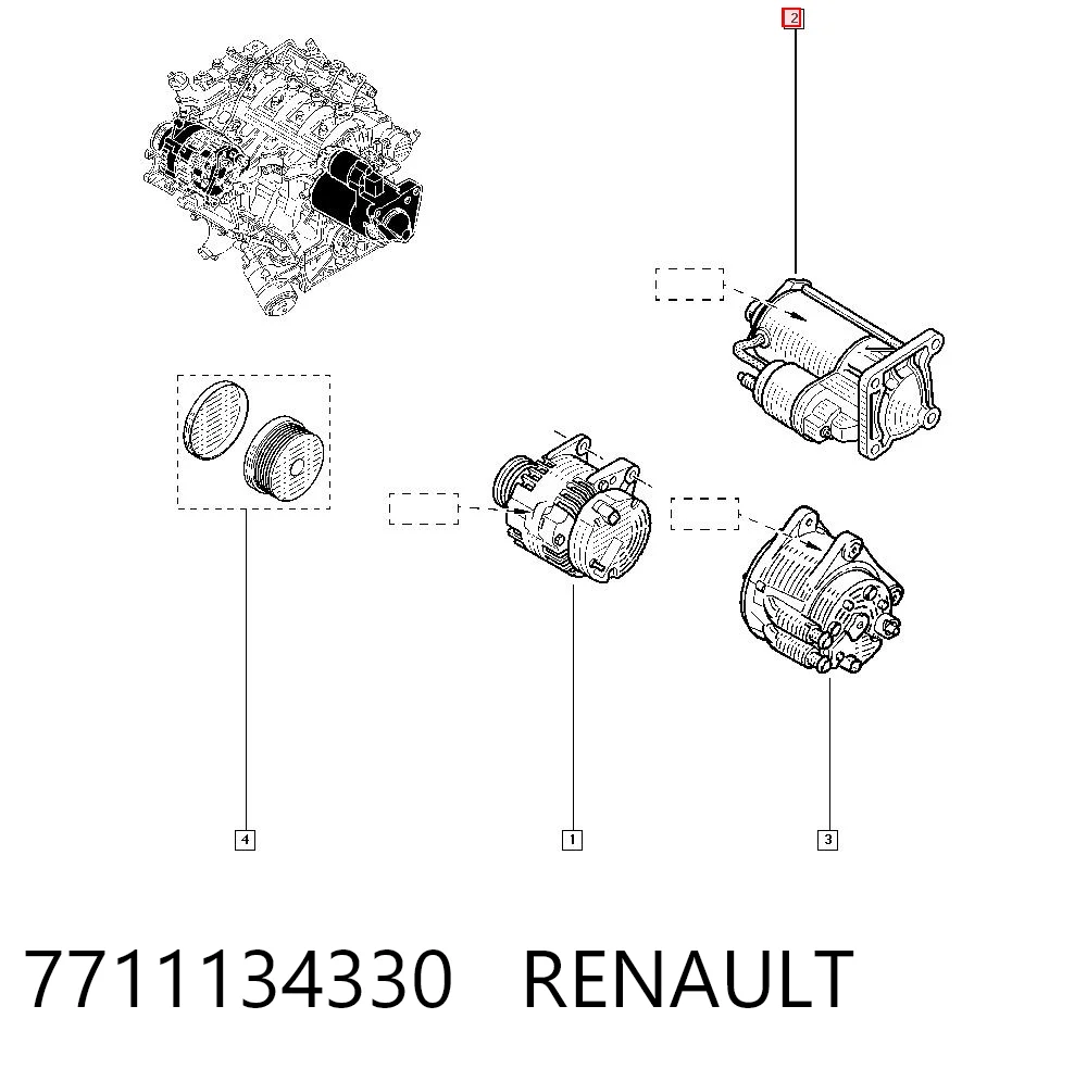7711134330 Renault (RVI)