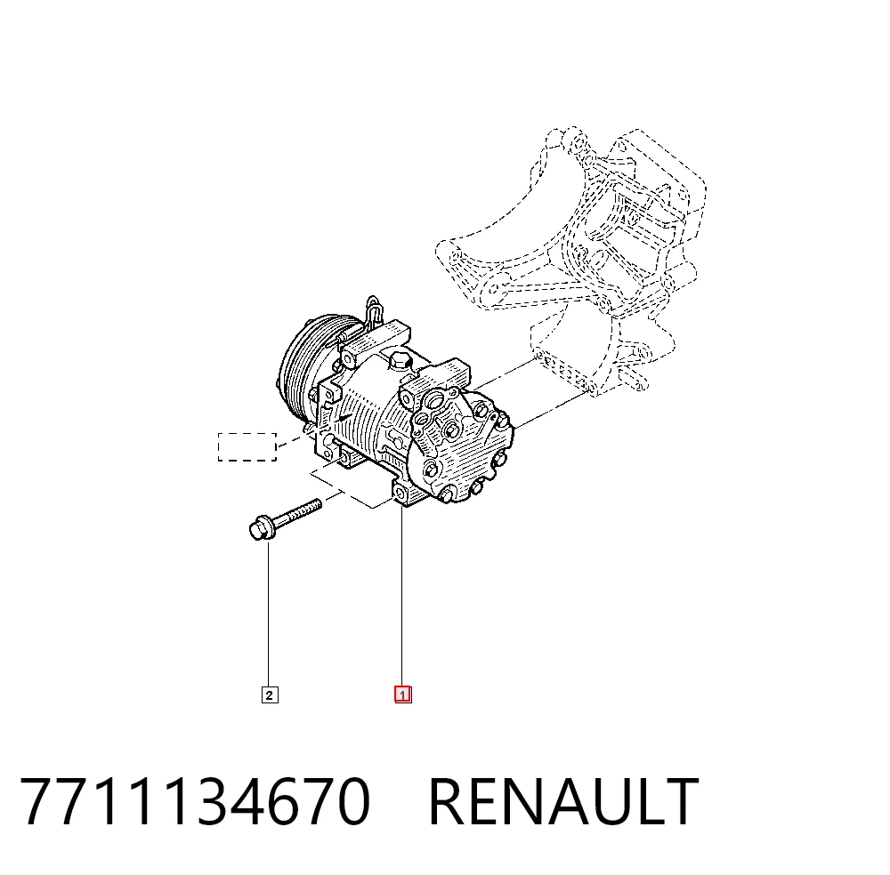 Comprar Compresor de aire acondicionado Renault Twingo I C06