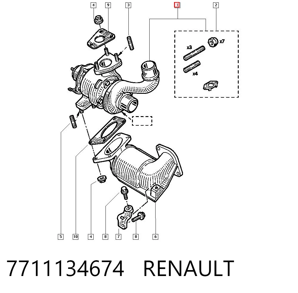 7711134674 Renault (RVI)