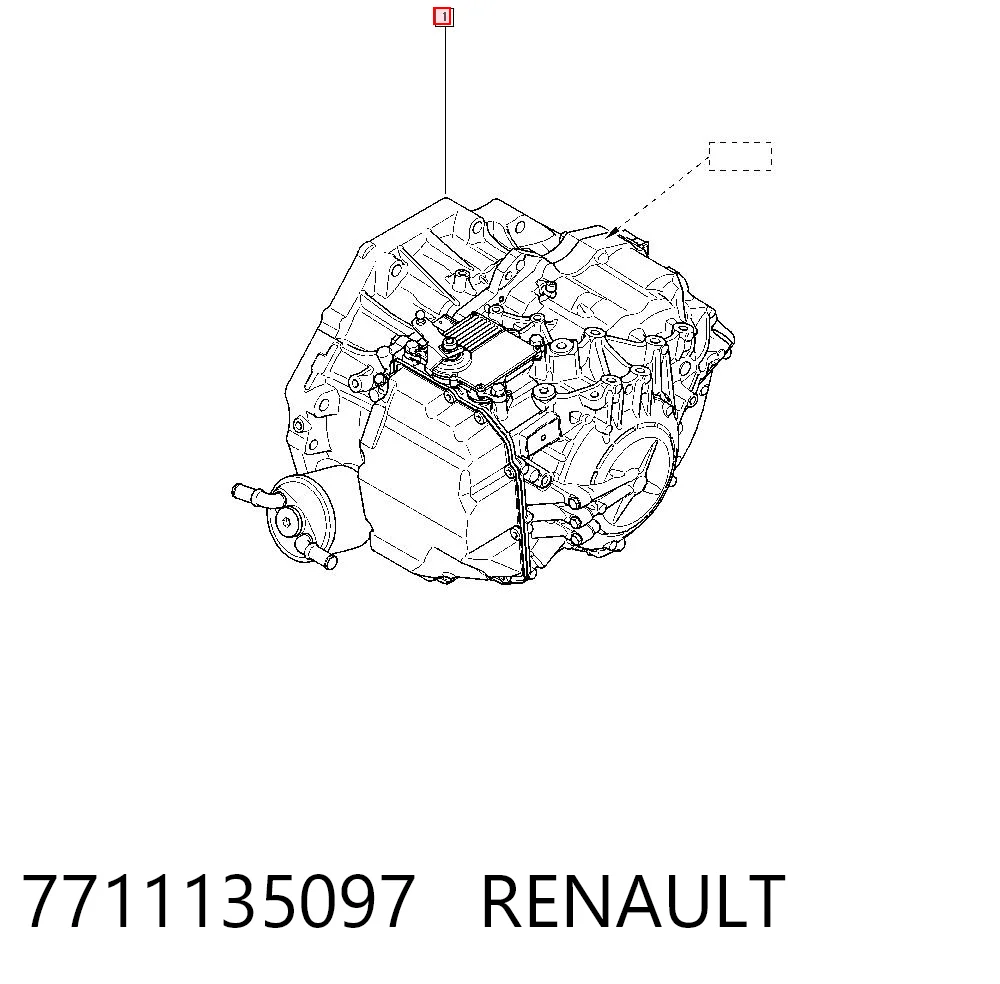 Caja de cambios automática 7711135097 RENAULT