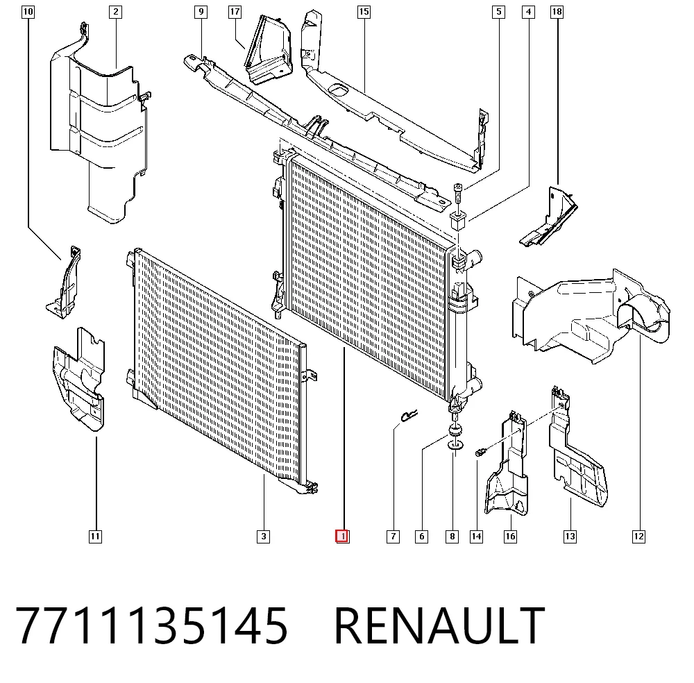 Comprar Radiador de auto Trafic II FL