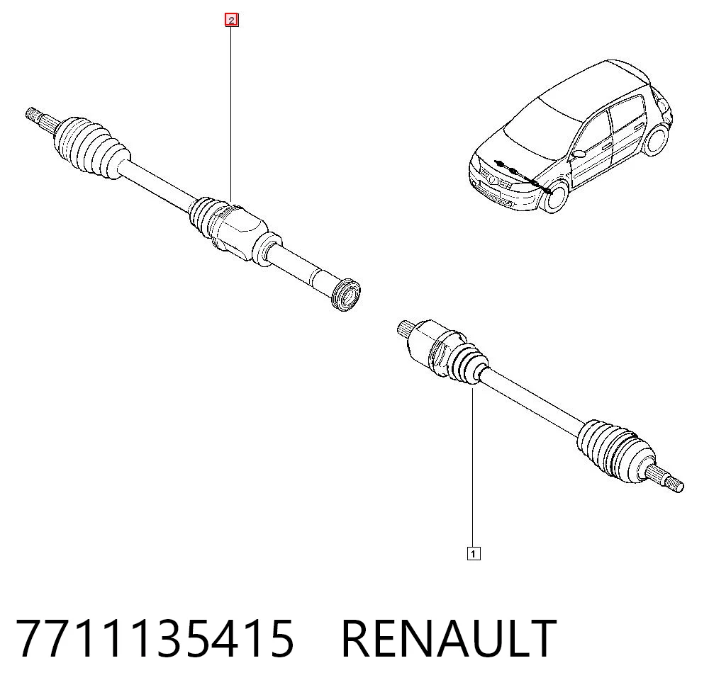 7711135415 Renault (RVI)