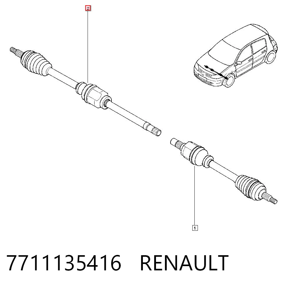 7711135416 Renault (RVI)