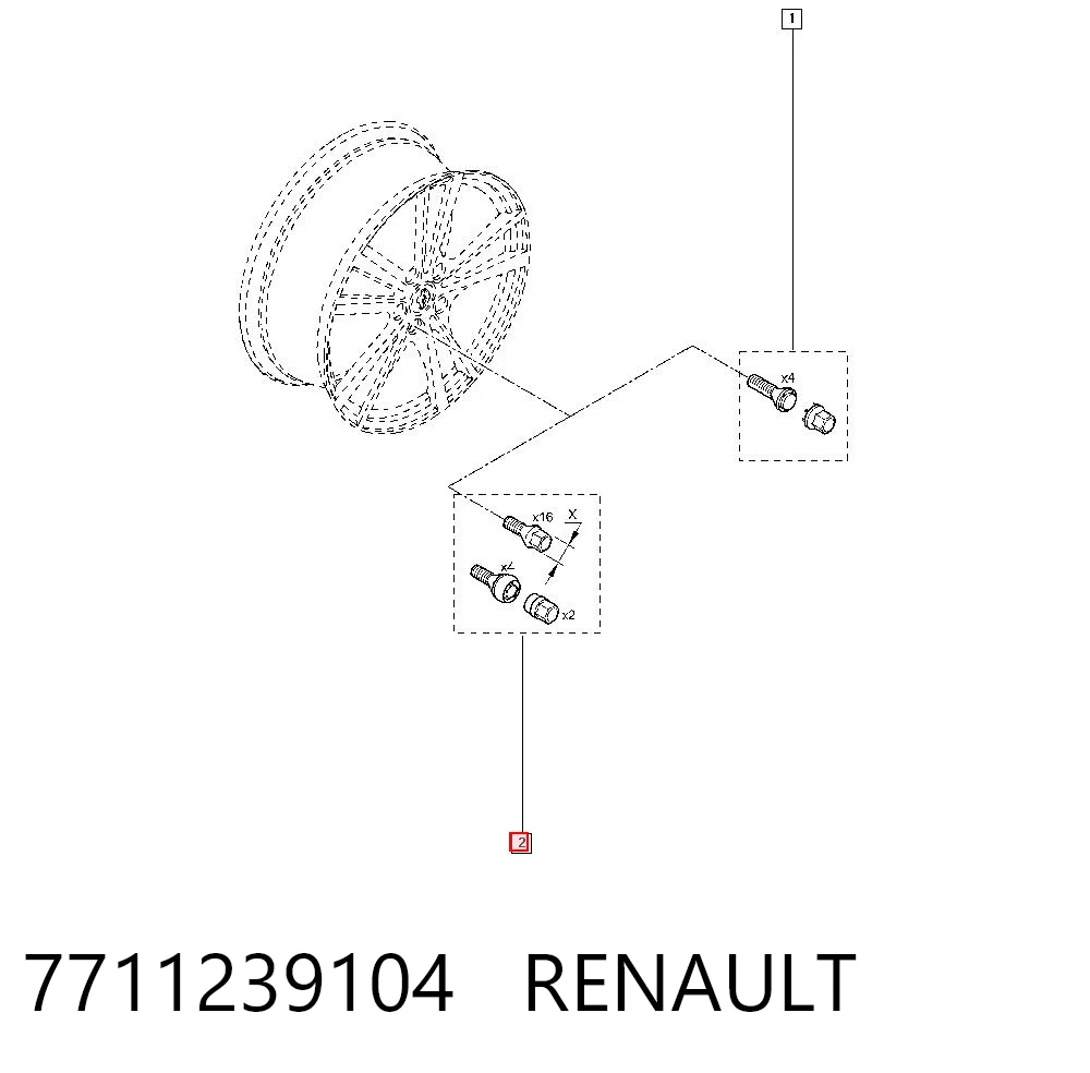 7711239104 Renault (RVI)