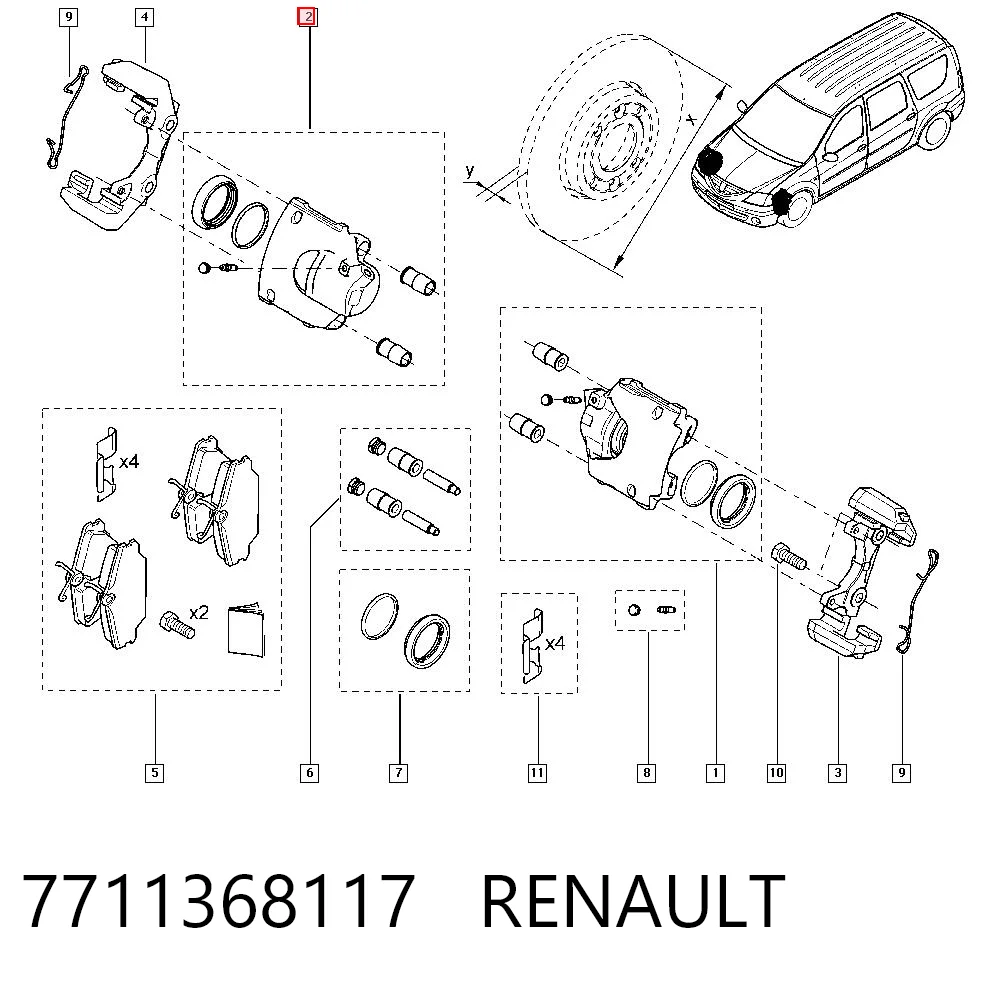 7711368117 Renault (RVI)