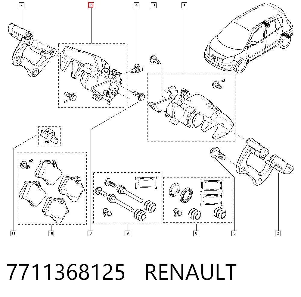 7711368125 Renault (RVI)