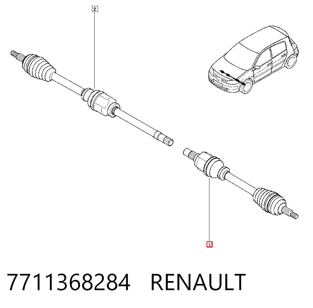 7711368284 Renault (RVI)