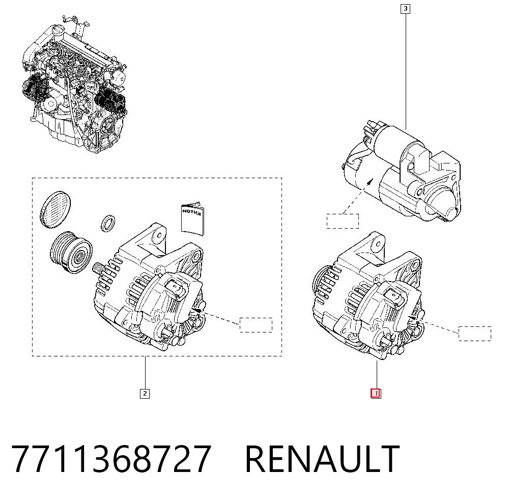 7711368727 Renault (RVI)