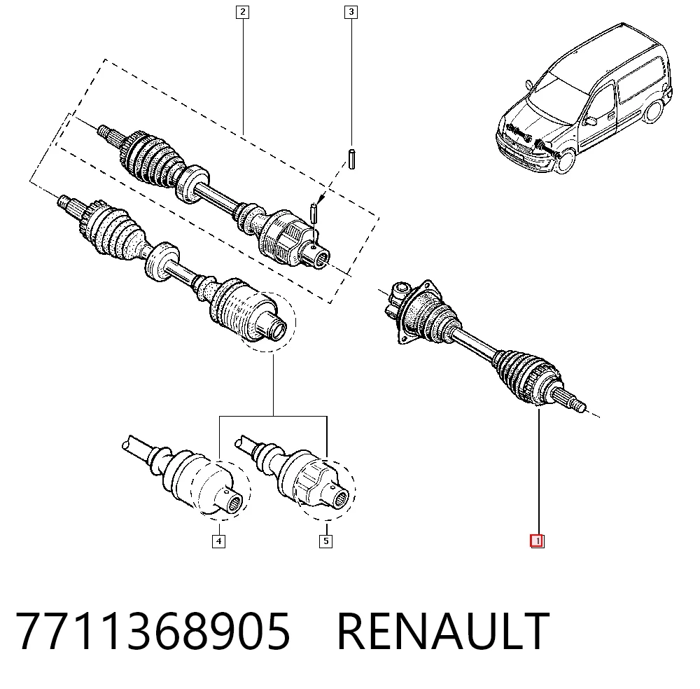 7711368905 Renault (RVI)