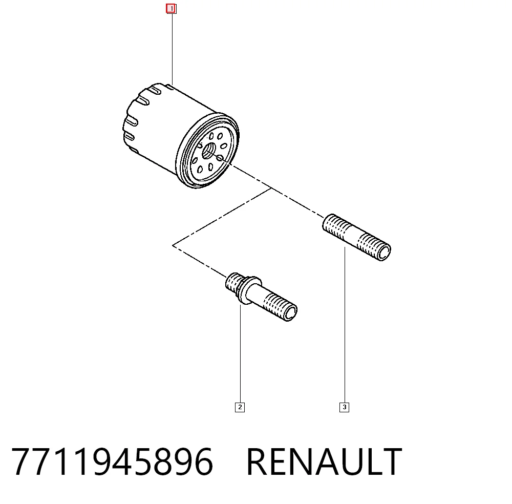 Filtro de aceite para Renault Clio BH