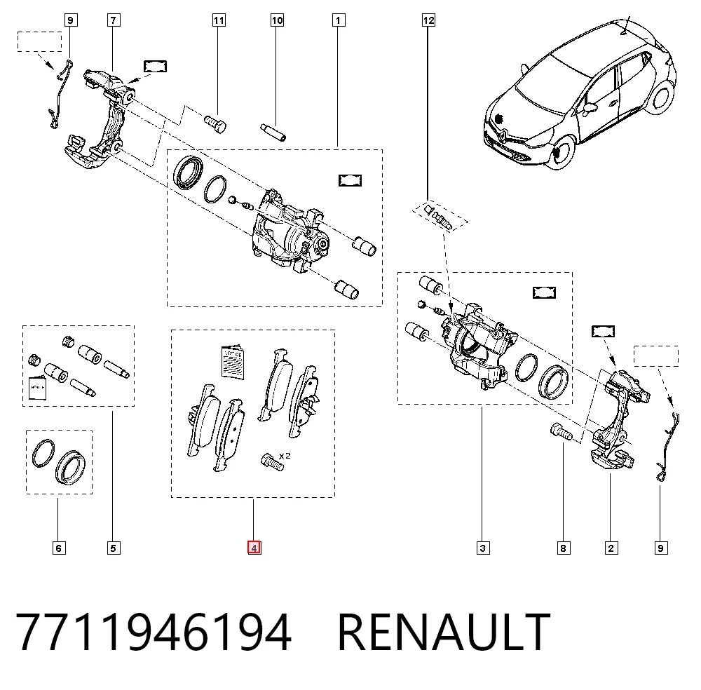 7711946194 Renault (RVI)