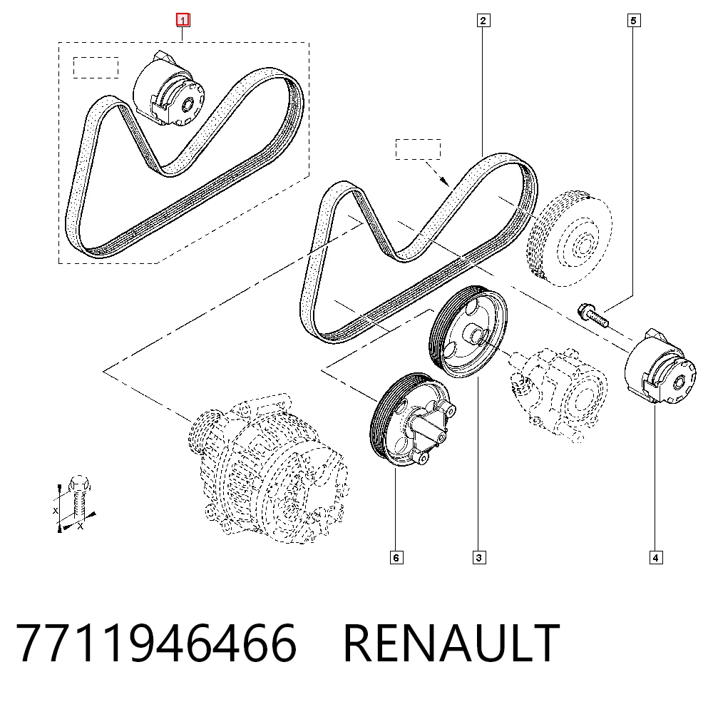 7711946466 Renault (RVI)