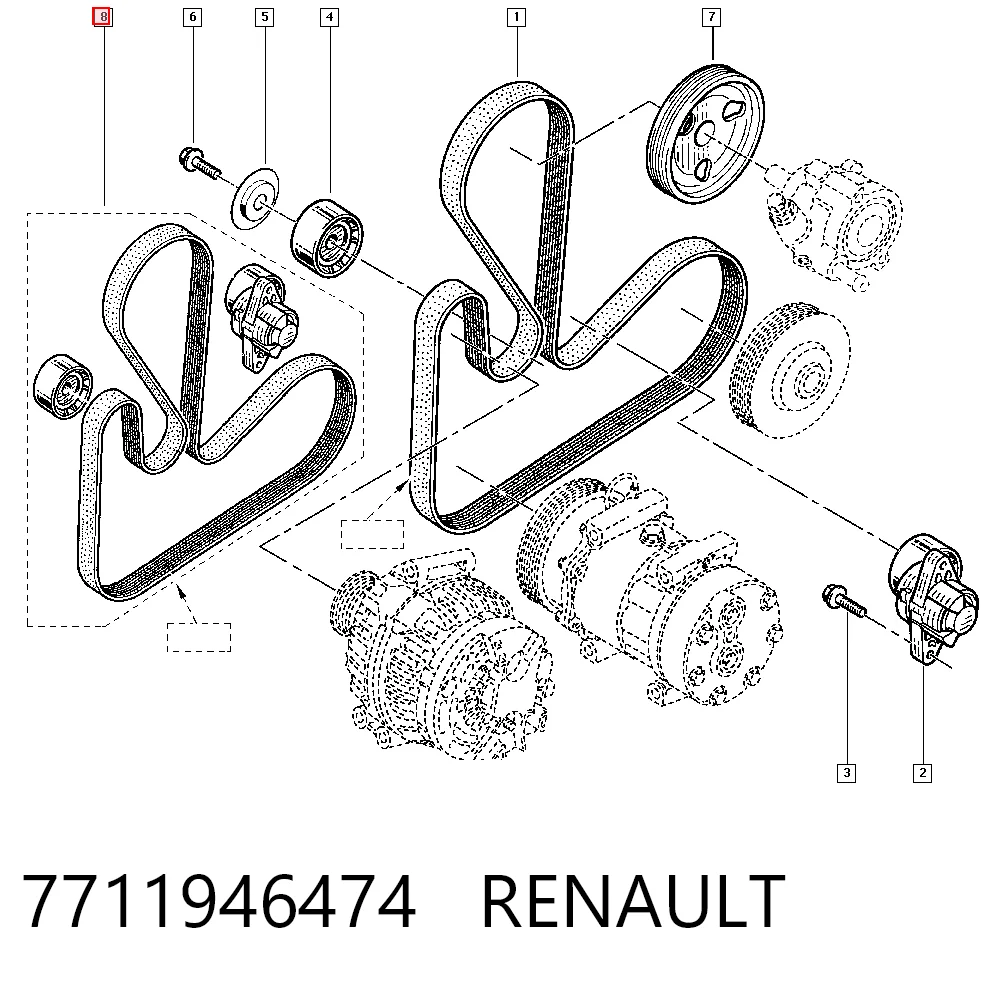 7711946474 Renault (RVI)