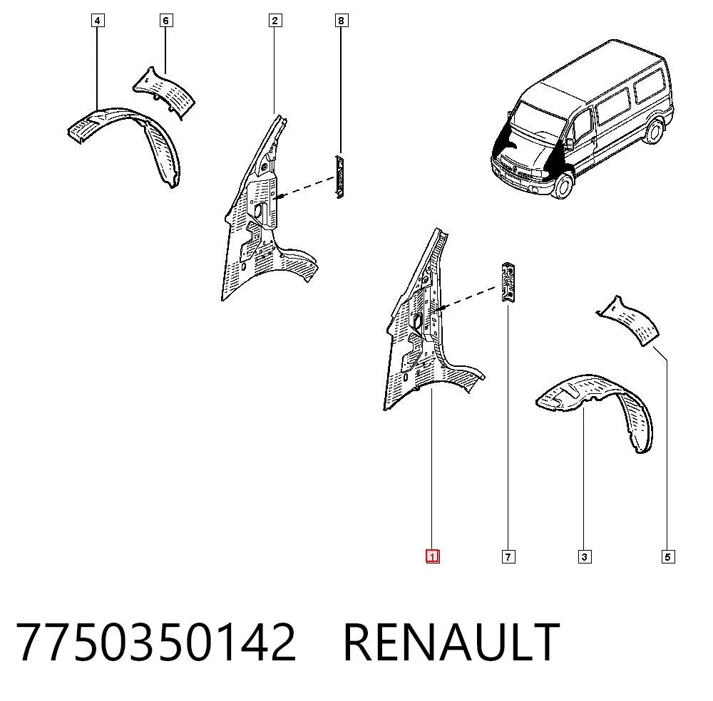 7750350142 Renault (RVI)