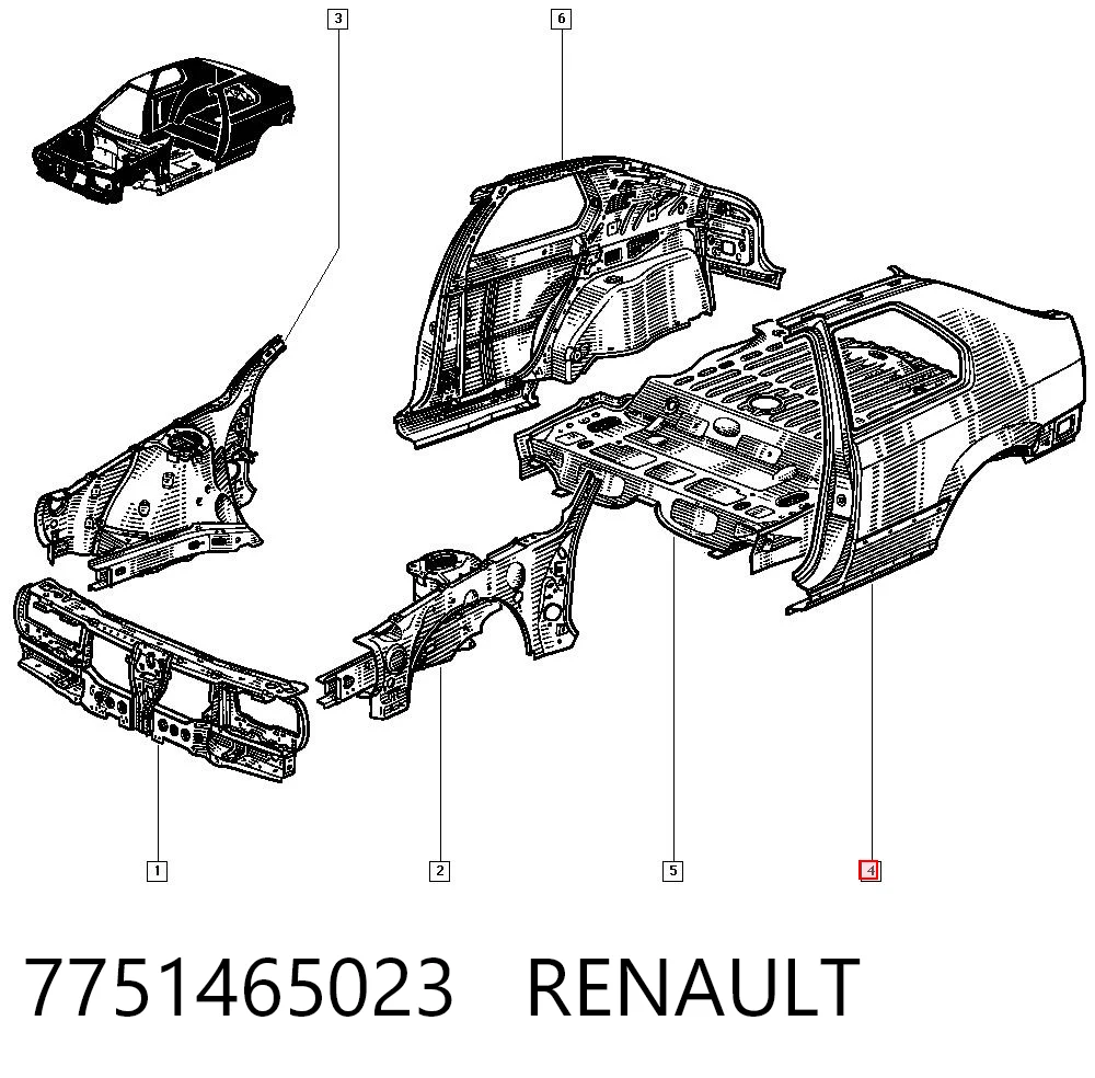 7751465023 Renault (RVI)
