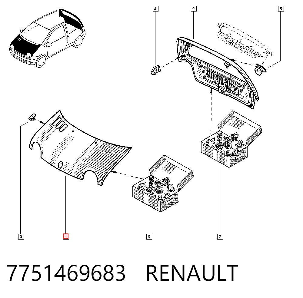  Capó Renault Twingo 1