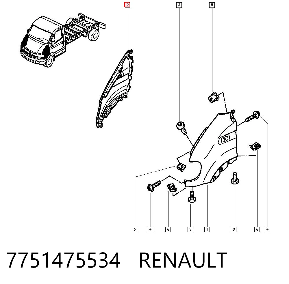 7751475534 Renault (RVI)