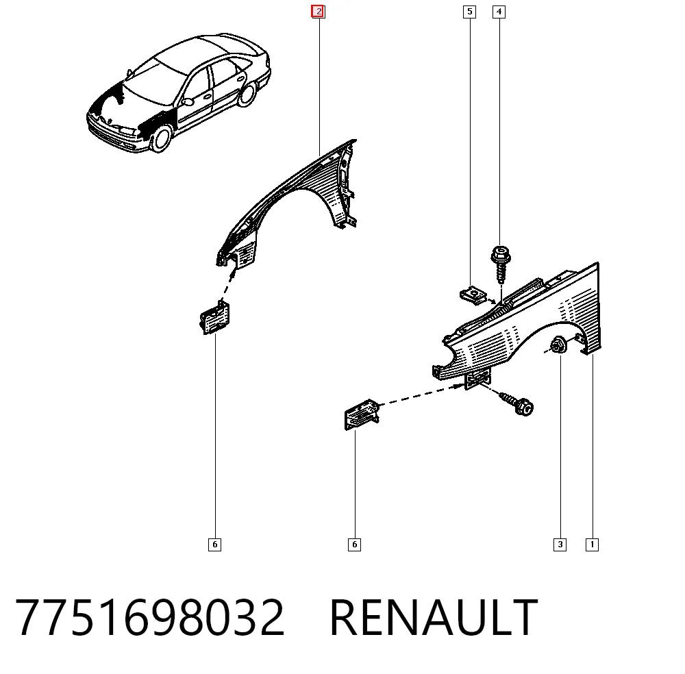 7751698032 Renault (RVI)
