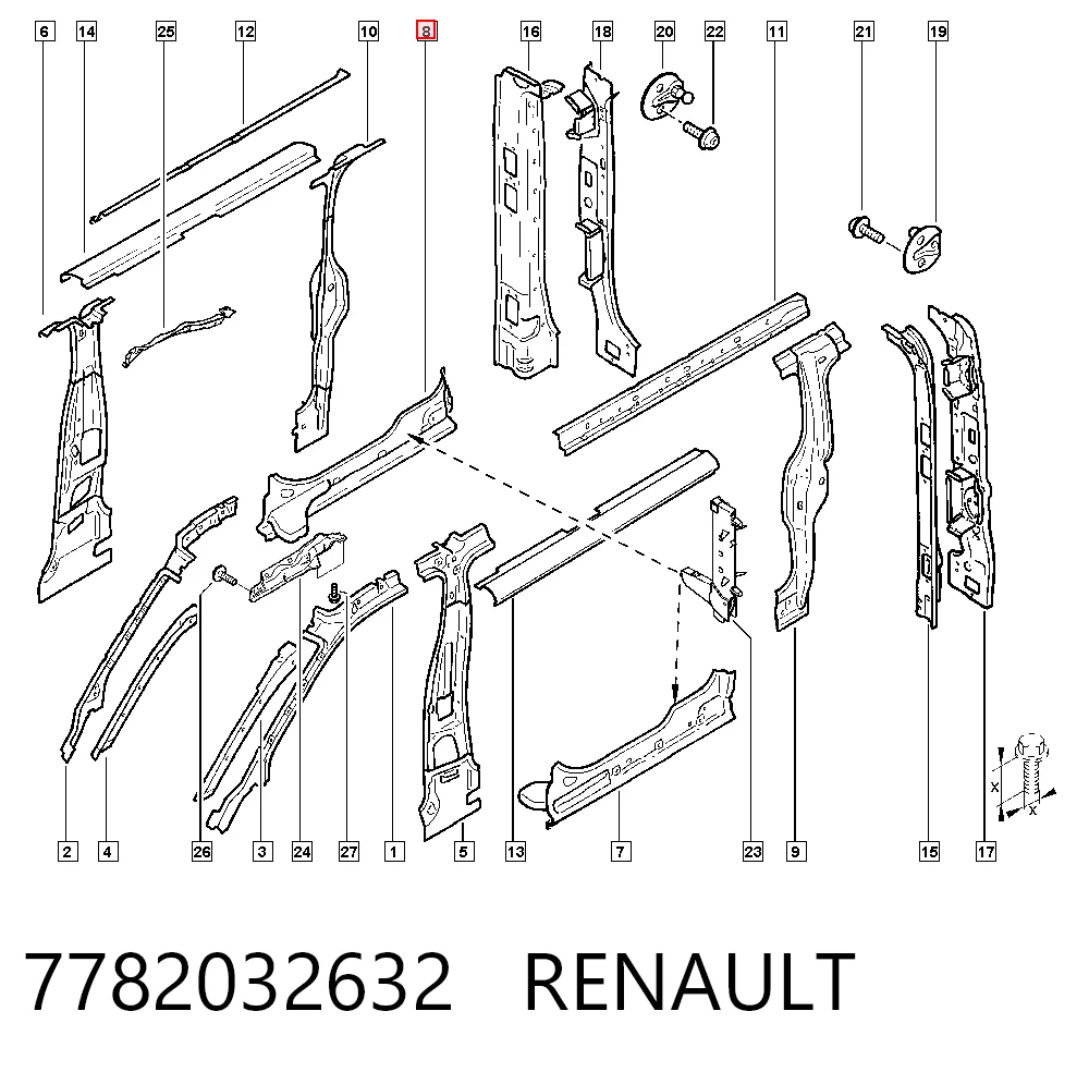 Comprar Umbral exterior derecho Renault Trafic II FL a bajo precio