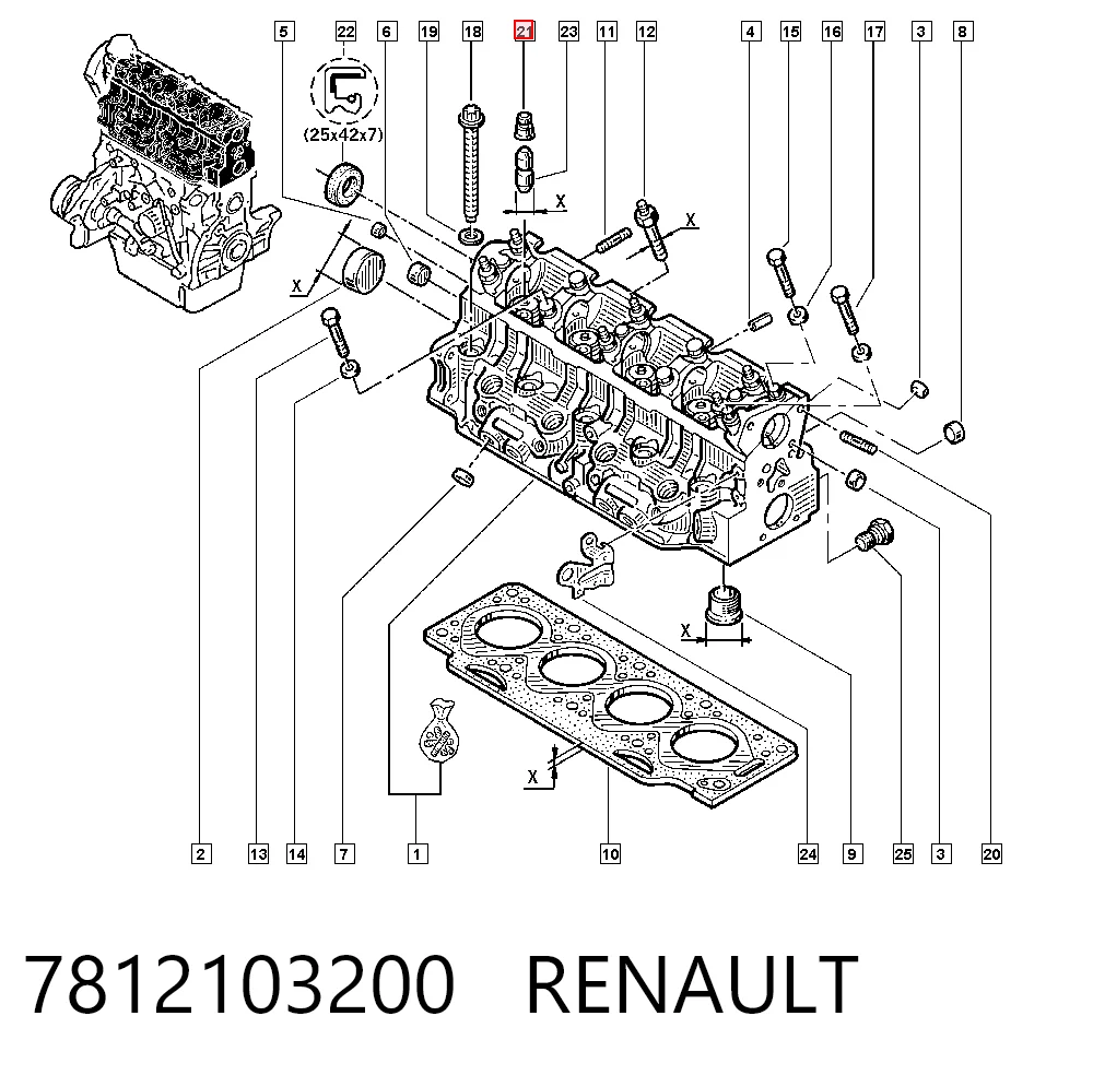 7812103200 Renault (RVI)
