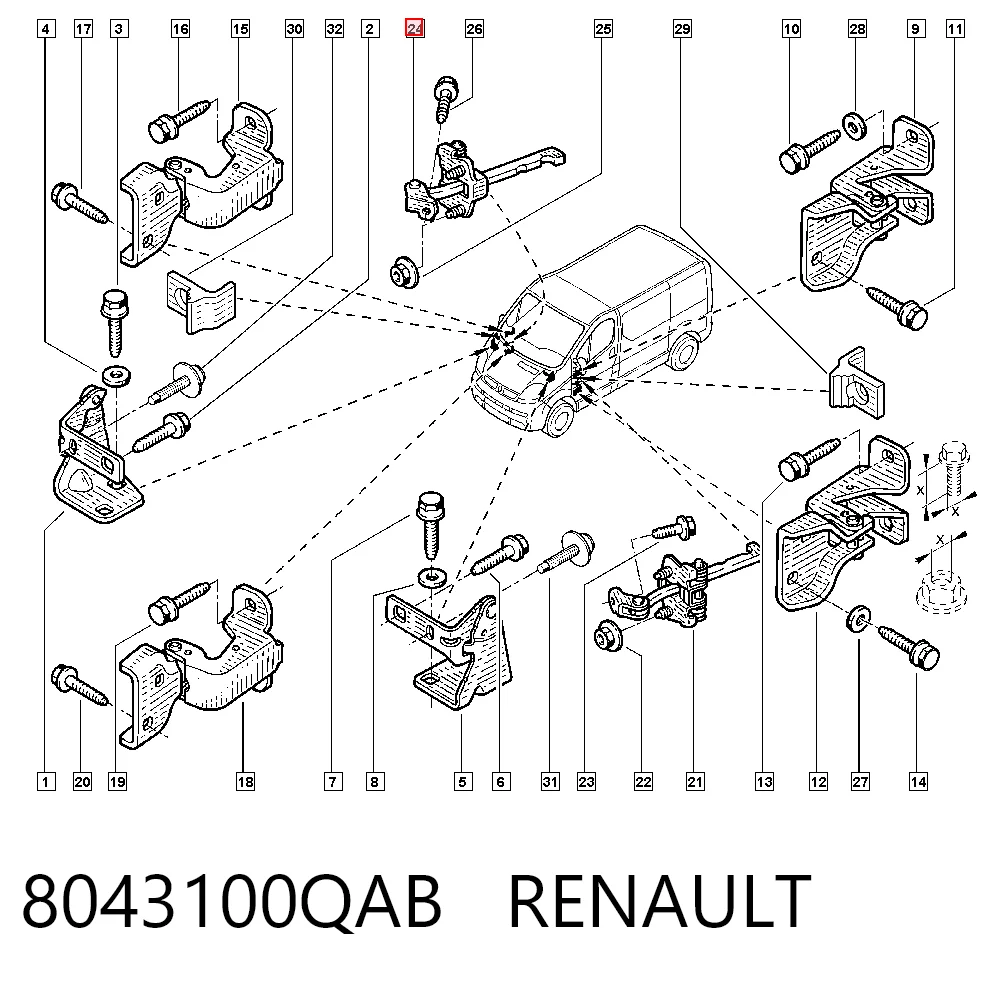 8043100QAB Renault (RVI)