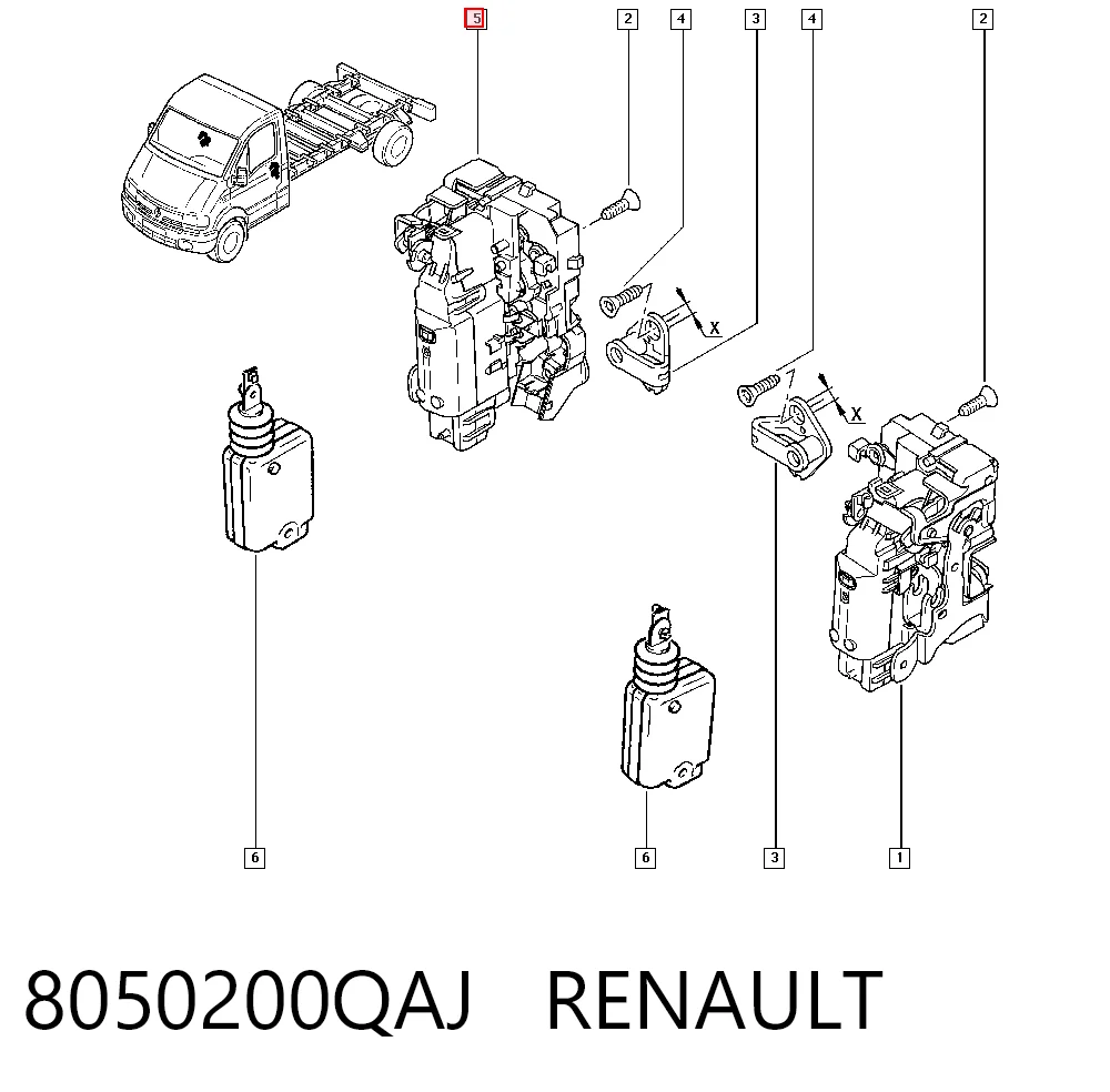 8050200QAJ Renault (RVI)