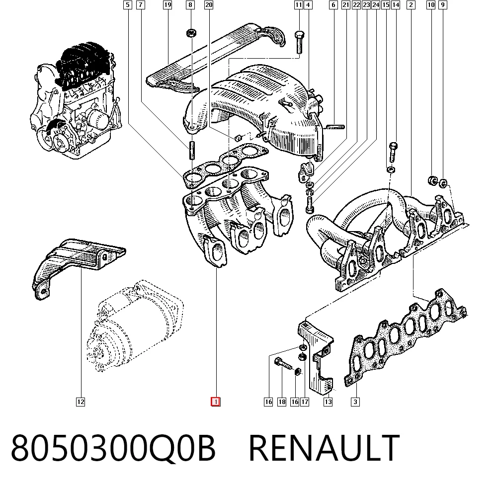 8050300Q0B Renault (RVI)