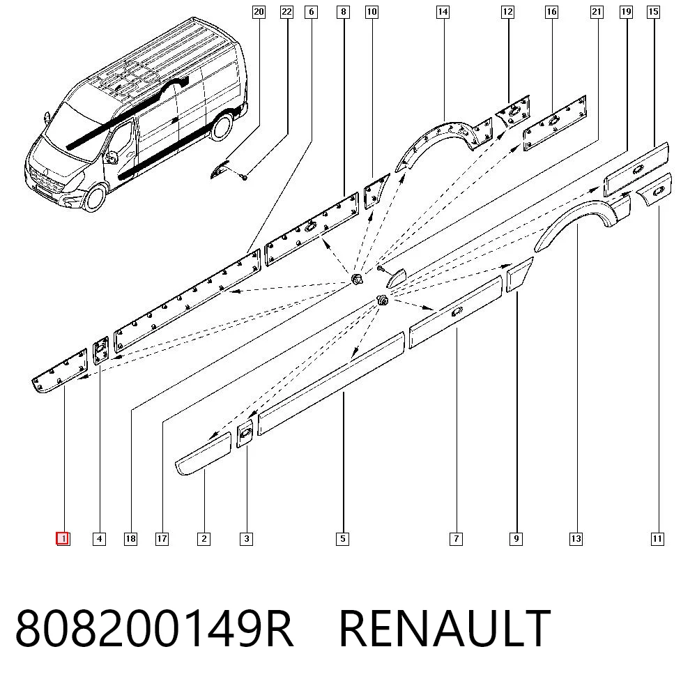 808200149R Renault (RVI)