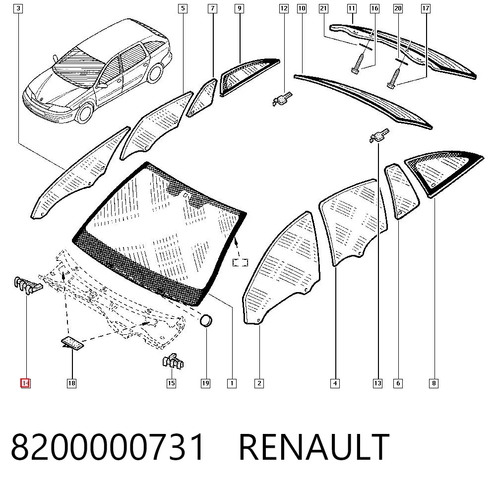 8200000731 Renault (RVI)
