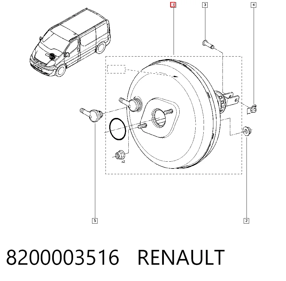 9199229 General Motors Servofreno