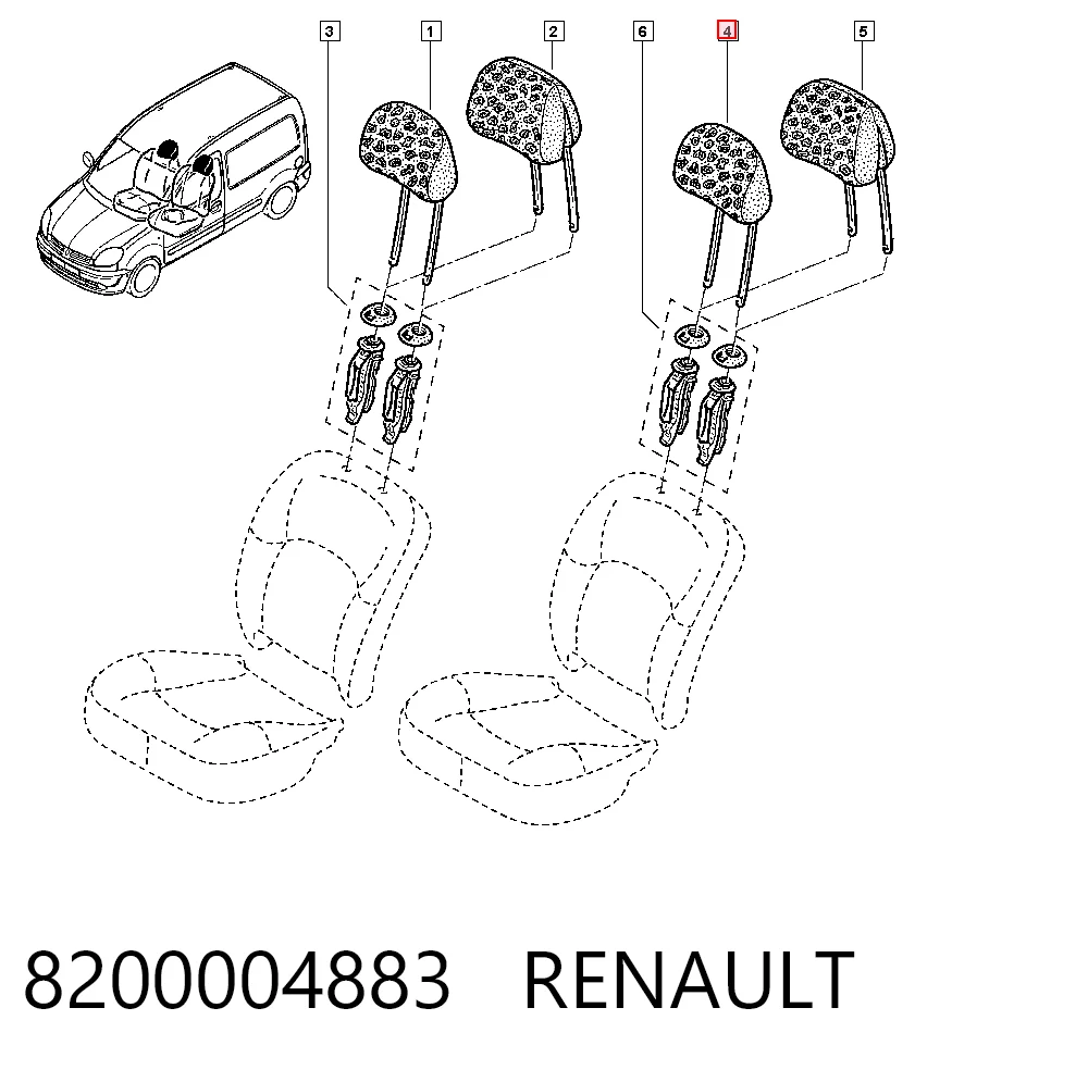 8200004883 Renault (RVI) Válvula EGR