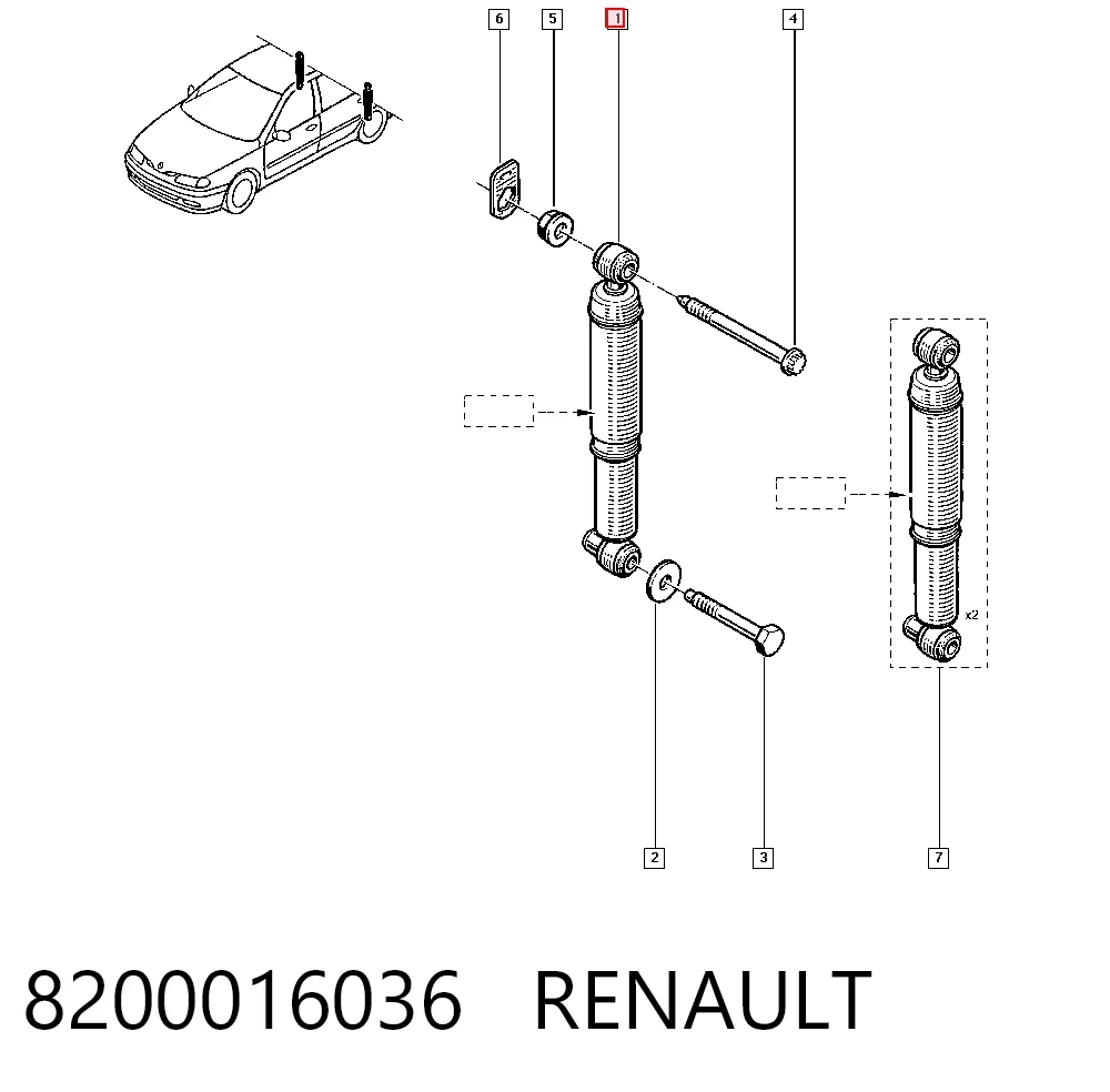 8200016036 Renault (RVI)