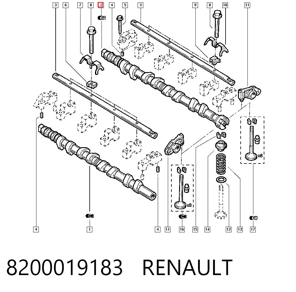 Árbol de levas de escape Nissan/Infiniti 1302000QAC precio, desde 142,30 EUR