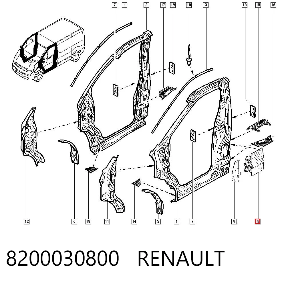 8200030800 Renault (RVI)
