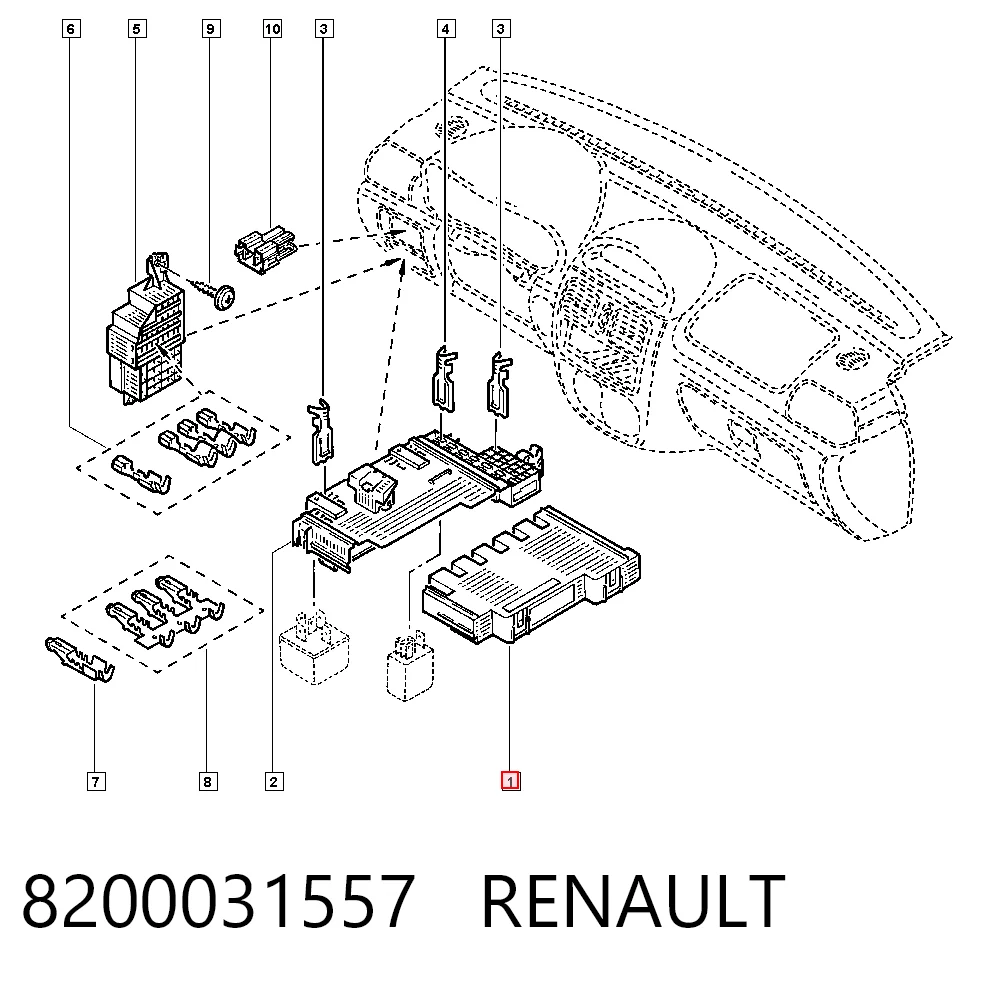Comprar Unidad de control del motor (ECU) Renault Clio II SB0 a bajo precio