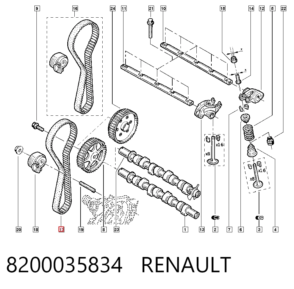8200035834 Renault (RVI)