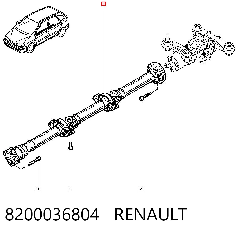 Árbol de transmisión Mercedes 2104101015 precio, desde 103,59 EUR