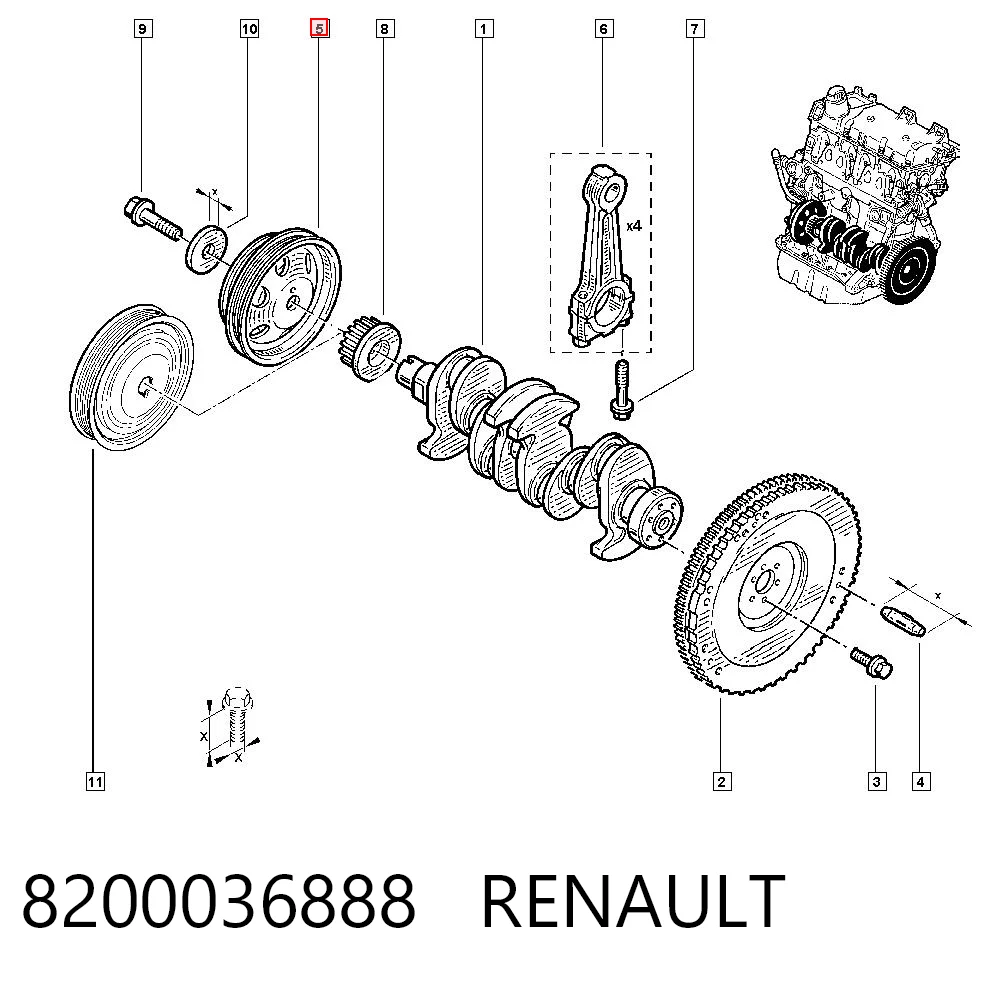 8200036888 Renault (RVI)