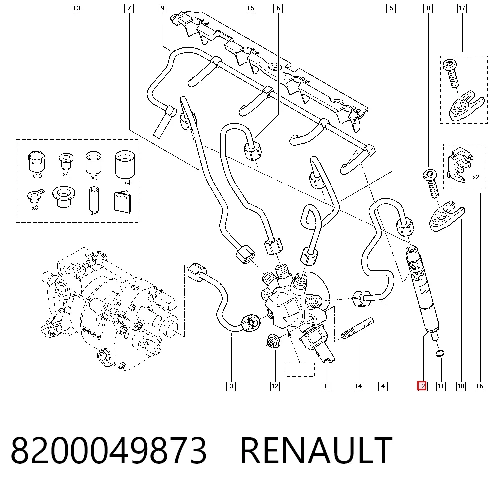 Inyector-bomba VAG 8200567290