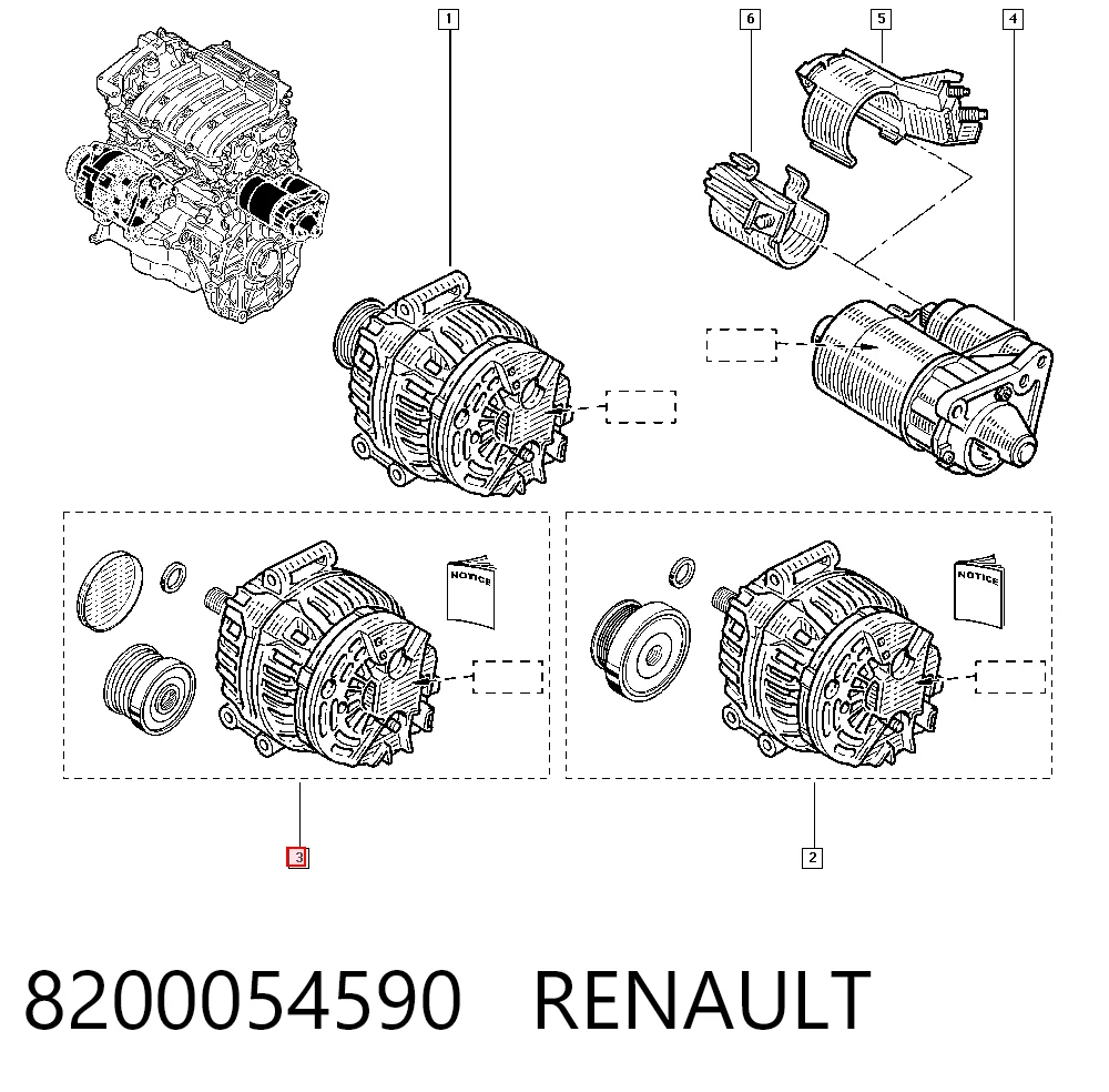 8200054590 Renault (RVI)