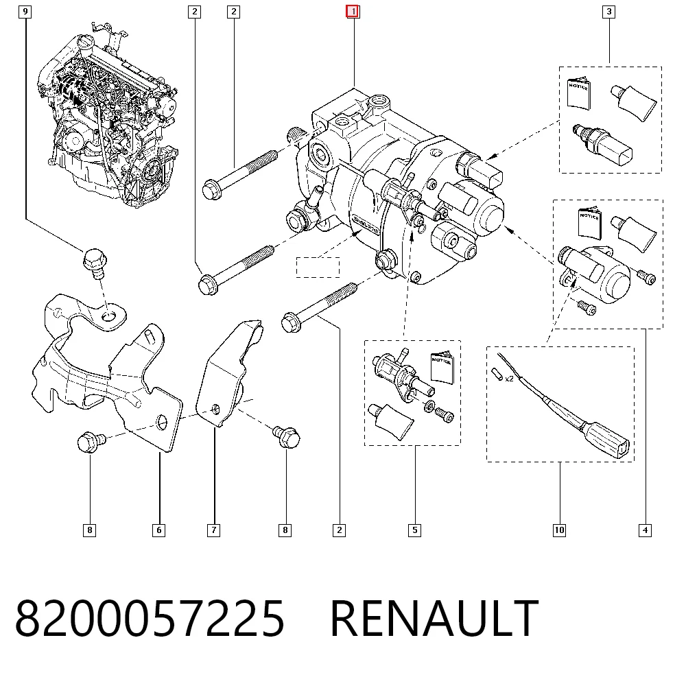 Bomba de alta presión de combustible Renault Clio SYMBOL sedán (LB0, LB1, LB2) (1998 - 2008) precio, desde 225,06 EUR