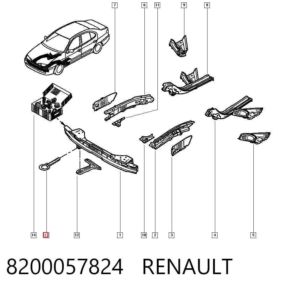 8200057824 Renault (RVI)