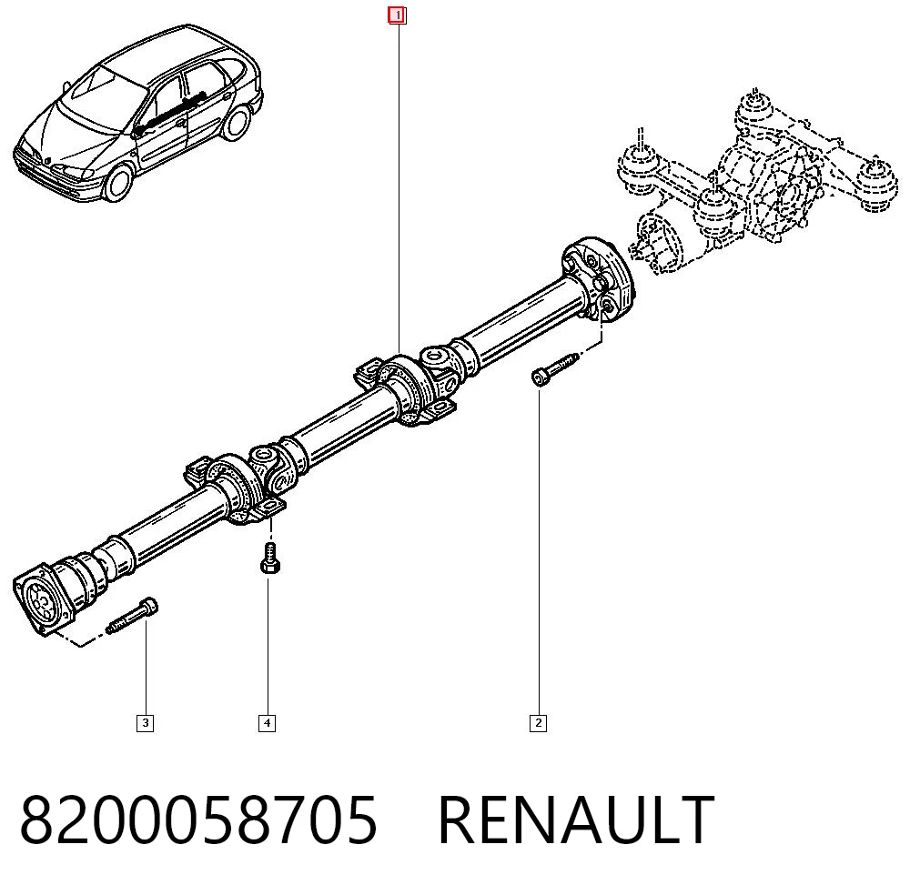 Comprar 2104101015 Mercedes Cardán 