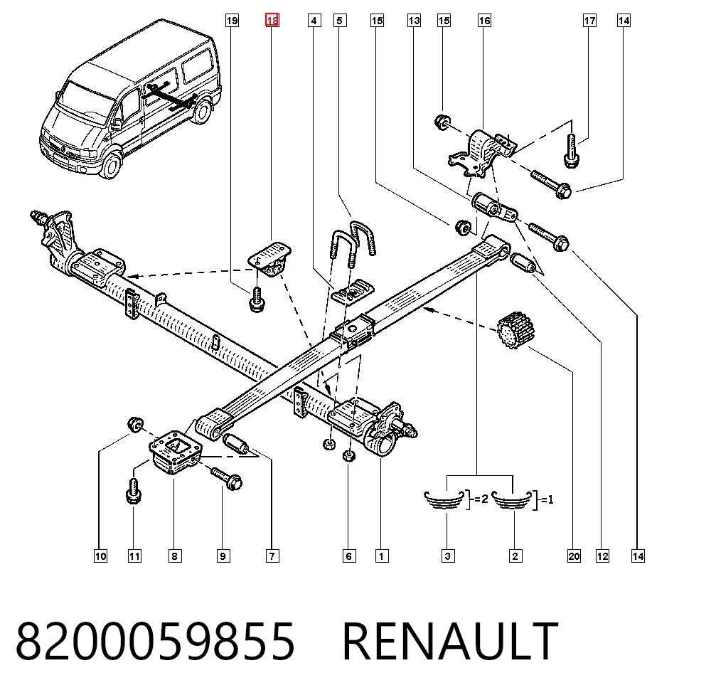 8200059855 Renault (RVI)
