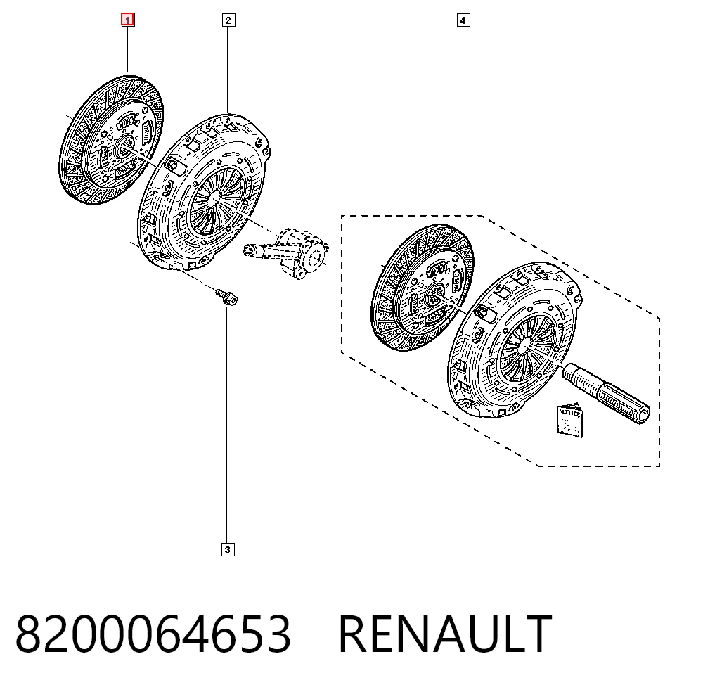 Embrague de disco Renault Master II desde 94,40 €