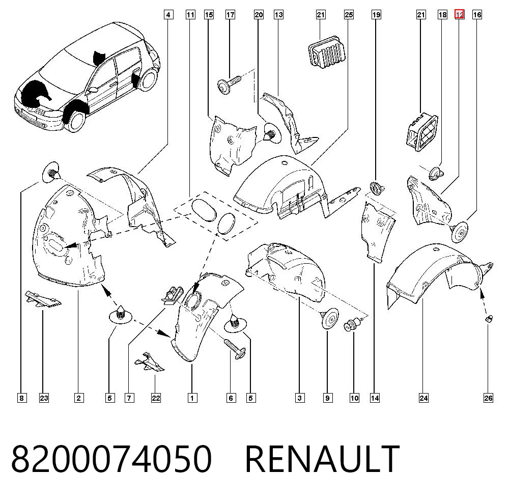8200074050 Renault (RVI)